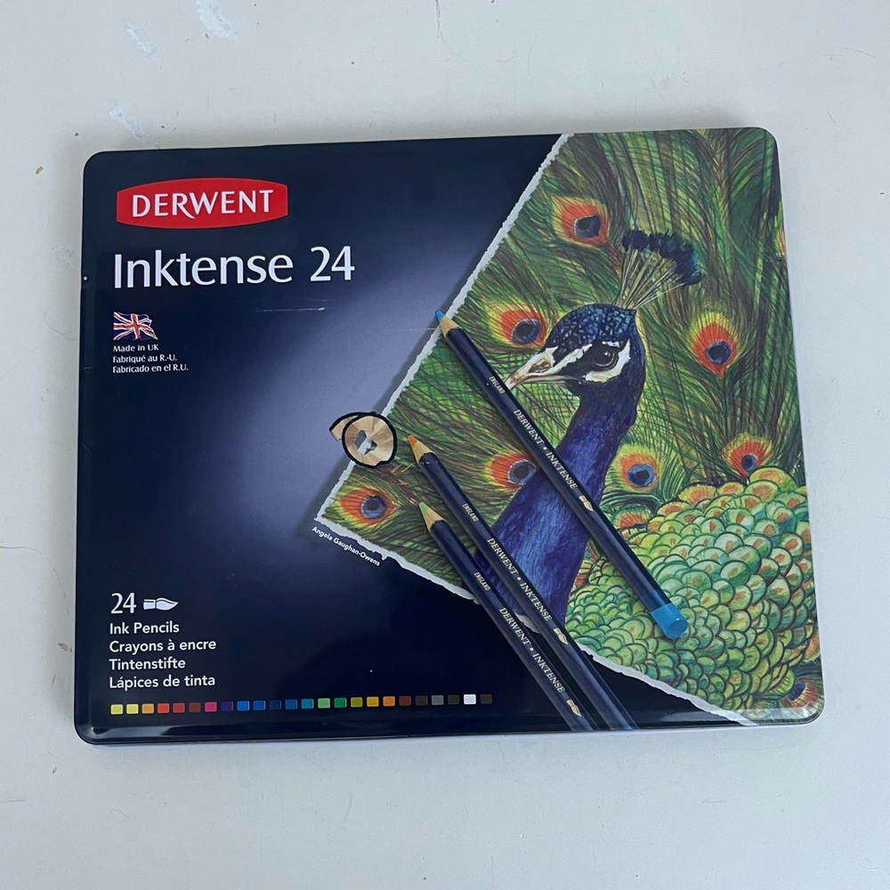 Derwent Inktense 24 Ink Pencils New In Box - Picture 7 of 7